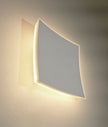 CRISTAL: LED Tri-CCT Exterior Curved Square Wall Lights IP65