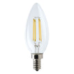 Candle E14 4W LED Globe Clear - LEDCAN4WE14CL - PW - CW - WW