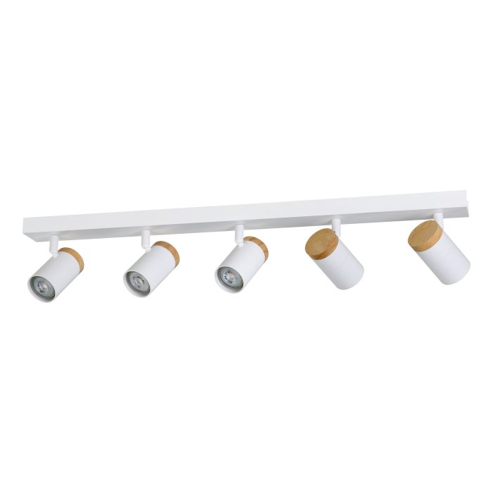 CARTAGENA SPOT LIGHT 5X5W LED 4000K WHITE/WOOD