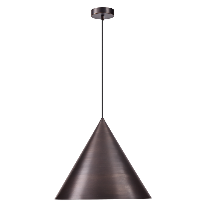 Coda 1 Light E27 Brass Pendant