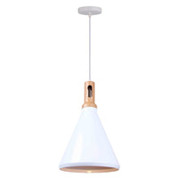 Thumbnail for Cone 1 Light Pendant Light in White