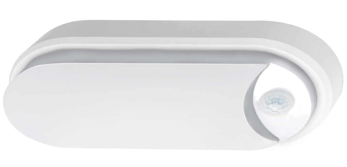 Cove LED Oval Bunker Light 15w Tricolour W/ PIR sensor