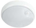 Cove 210mm LED Round Bunker Light 15w Tricolour W/ PIR Sensor