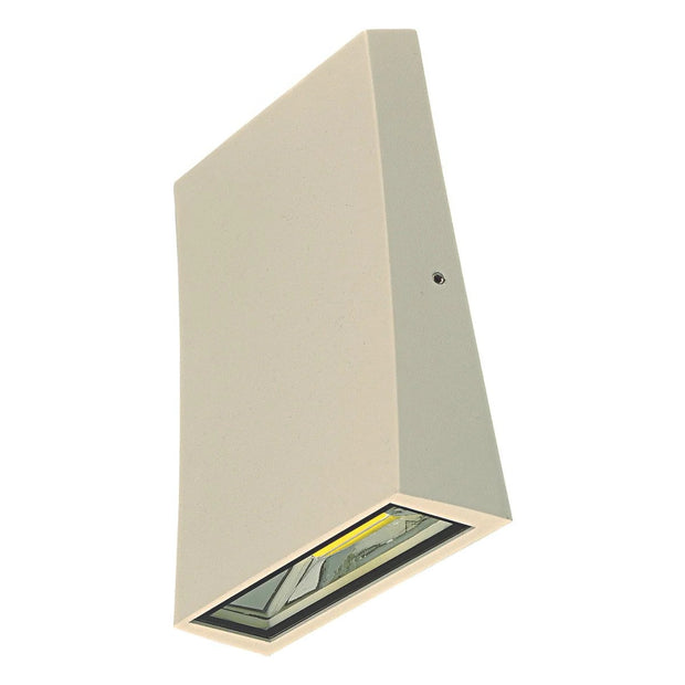 Curve White 6W IP54 5000K Fixed Down Wall Light