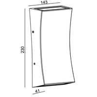 Thumbnail for Curve UP and Down LED Integrated Exterior Light