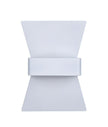 DAVOS: City Series LED Interior Matte White Bow Wall Light