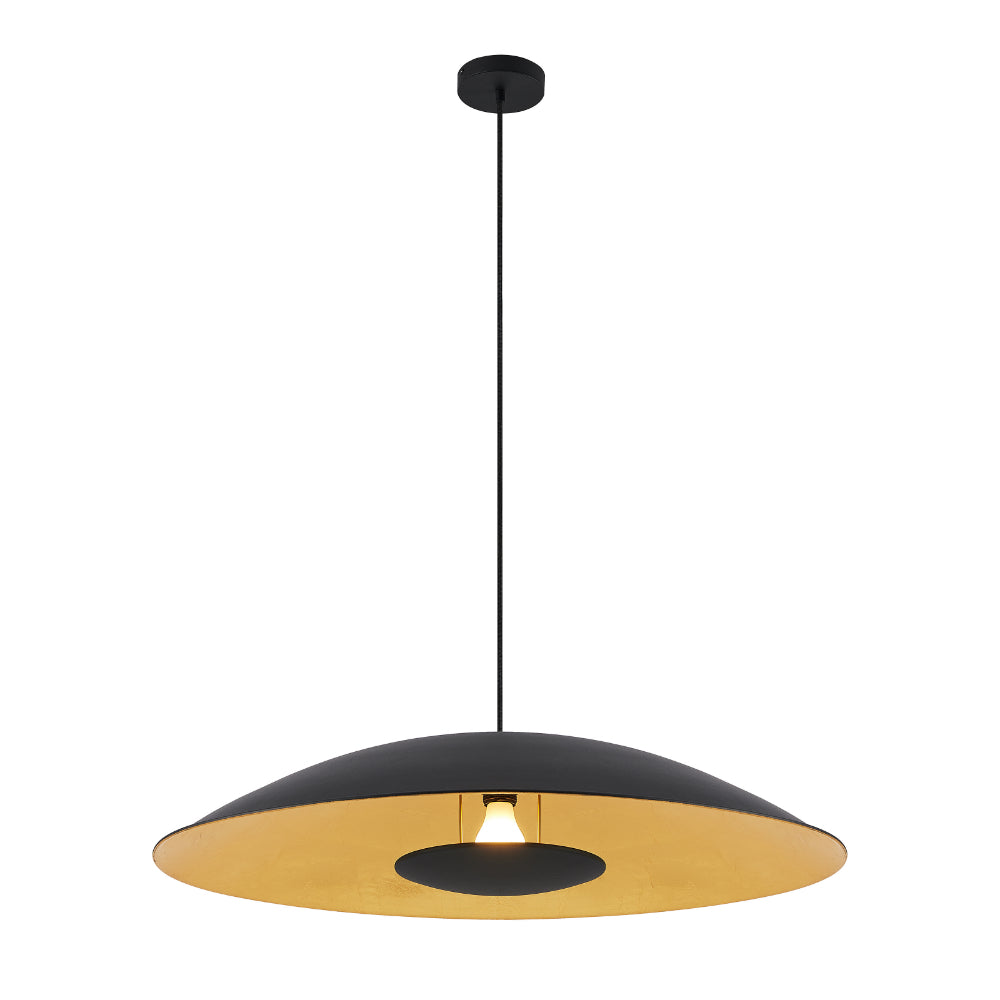 Daxia 80 White or Black 80cm Pendant with Gold Foil Inner