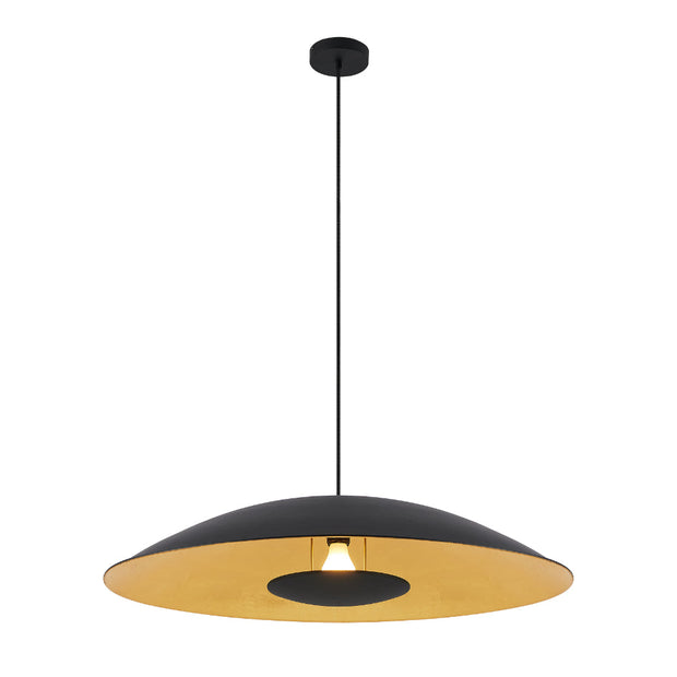 Daxia 80 White or Black 80cm Pendant with Gold Foil Inner