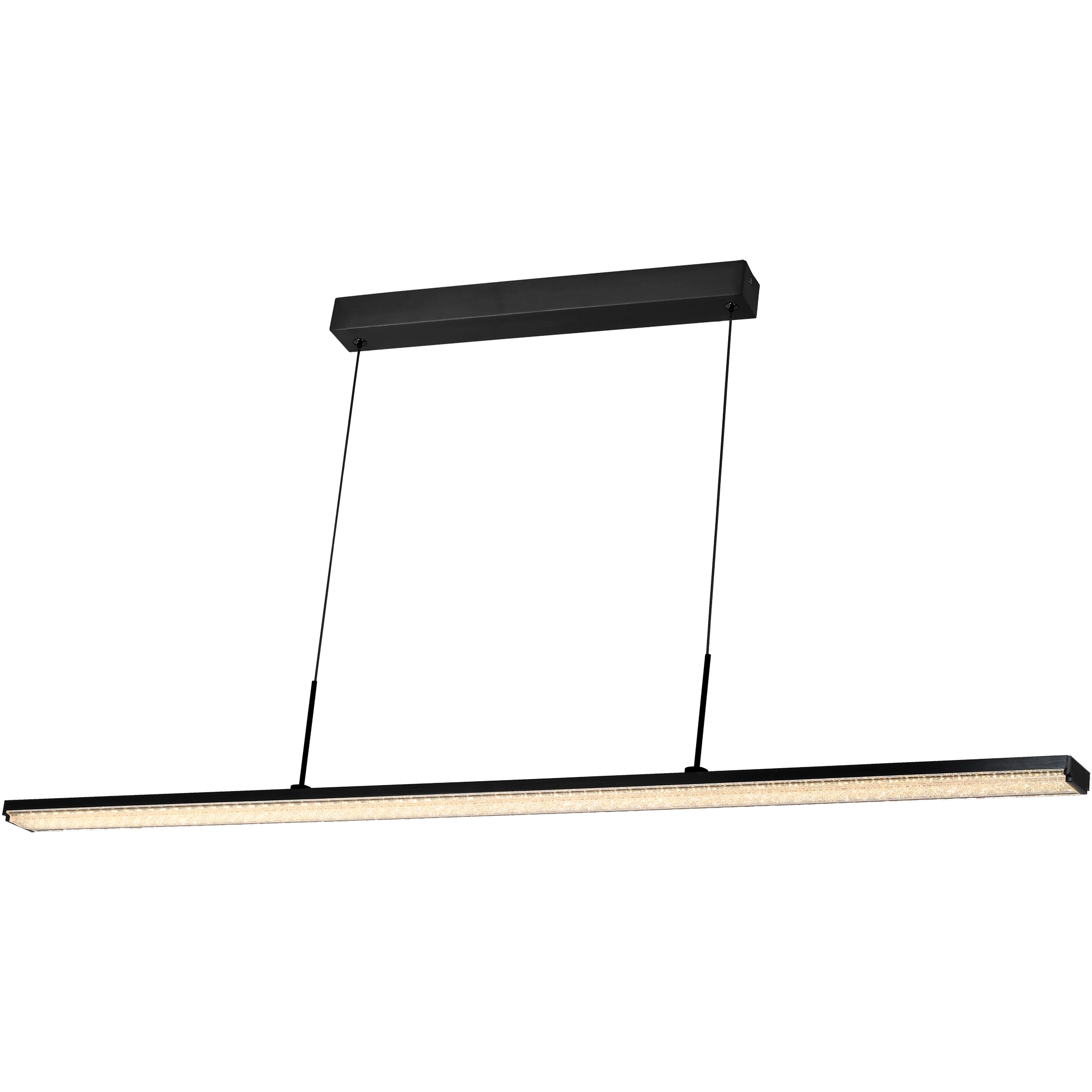 Dazzle 1500mm Linear LED Pendant black cord 50W TRI Colour Non-dimmable Black IP20