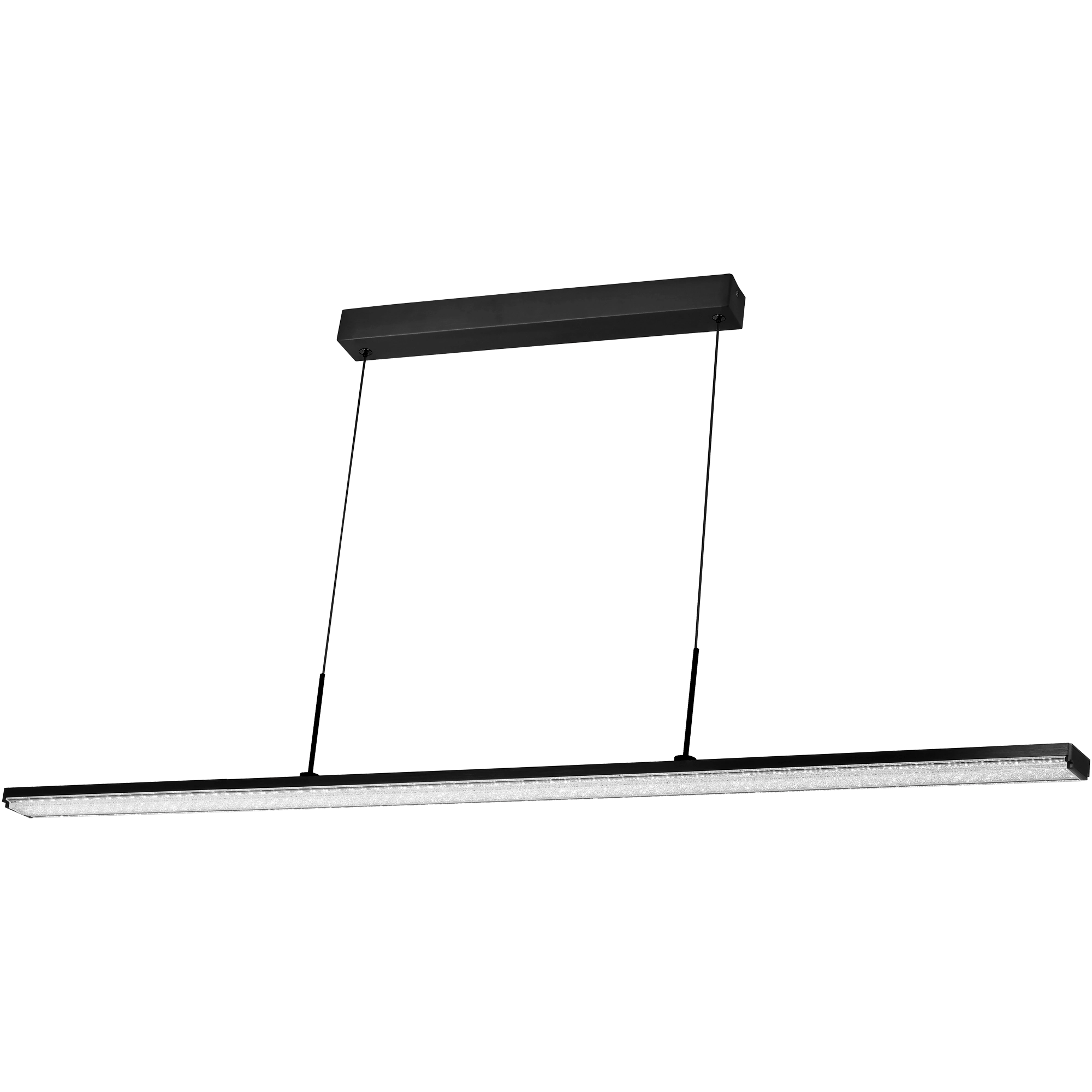Dazzle 2000mm Linear LED Pendant black cord 72W TRI Colour Non-dimmable Black IP20