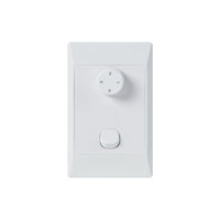 Thumbnail for FLEXMECH - DC Fan 3 Speed Wall Control incl Rotary speed control & Wall Plate with iso switch. For use with Skyfan, Glacier, Alaska & DC3.