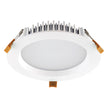 deco 20 round 20w led downlight white frame