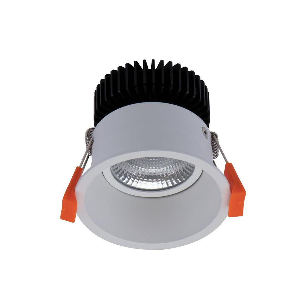 deep 10 round deepset 10w recessed dimmable led deep 10 wht