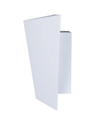 Thumbnail for Delhi 12 Watt LED Internal Angled Shaped Up and Down Wall Light in Matt White