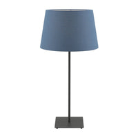 Thumbnail for Devon Table Lamp in Black with Blue Shade