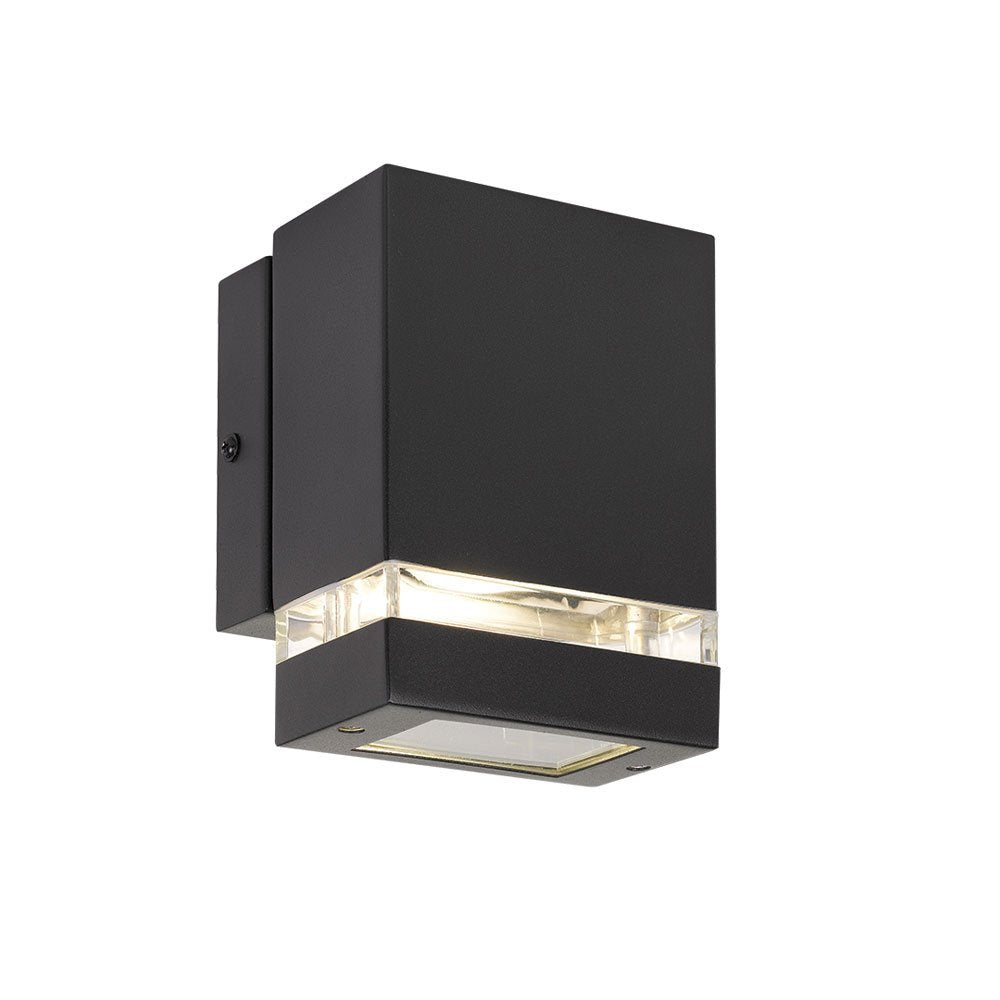 Dixon Down IP44 Exterior Wall Light in Black