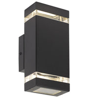 Thumbnail for Dixon Up and Down IP44 Exterior Wall Light in Black