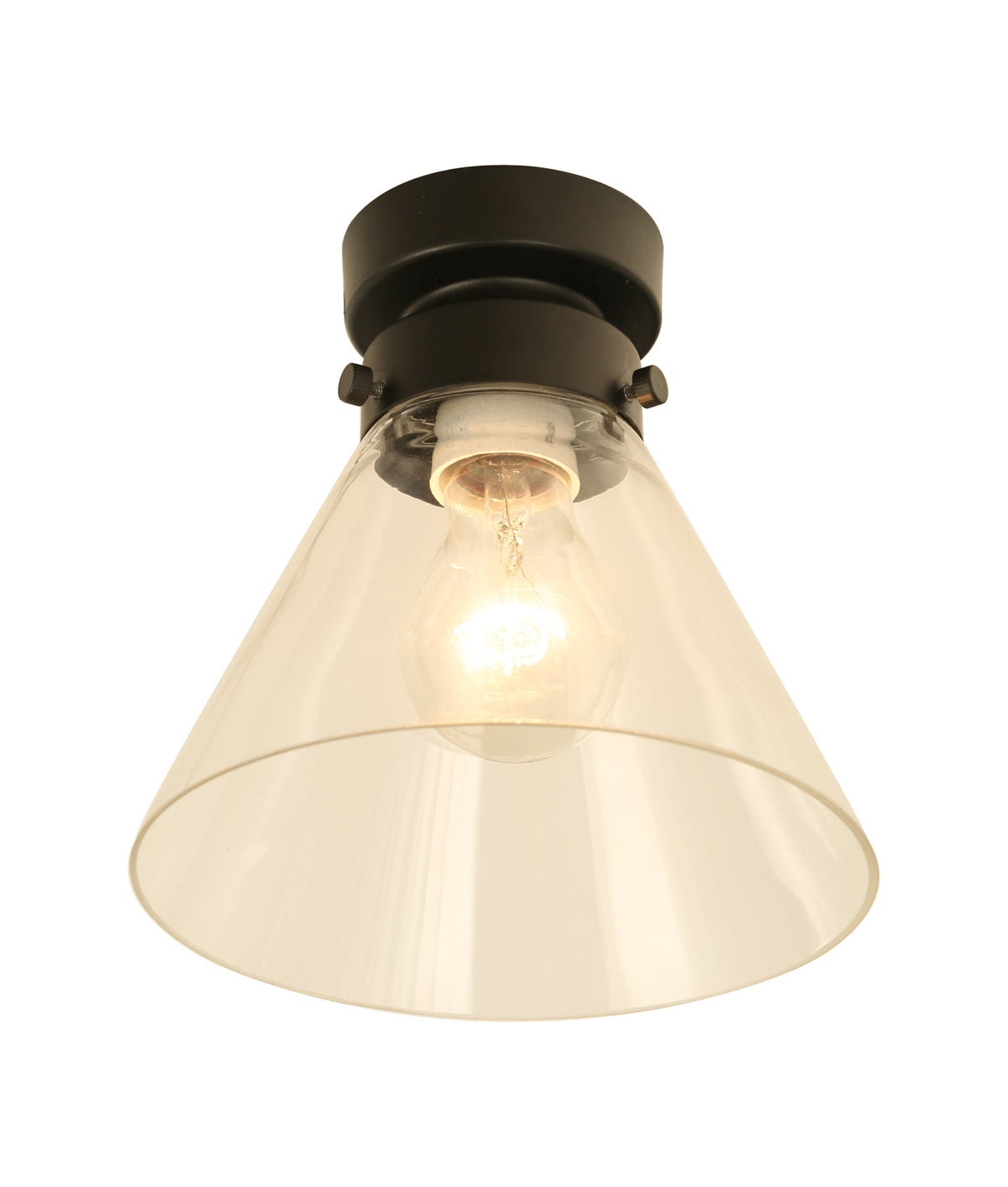 D.I.Y. Batten Fix Ceiling Lights - Small Cone Shape Fixtures