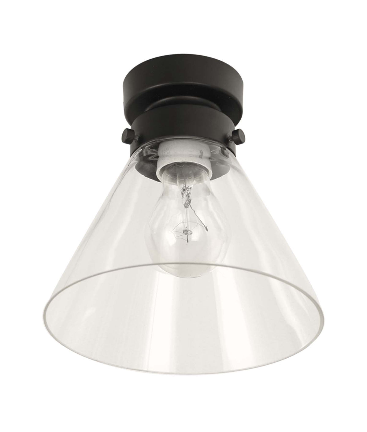 D.I.Y. Batten Fix Ceiling Lights - Small Cone Shape Fixtures