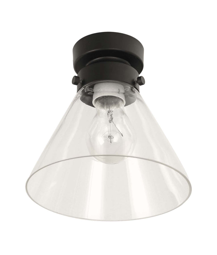 D.I.Y. Batten Fix Ceiling Lights - Small Cone Shape Fixtures