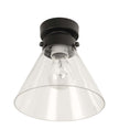 D.I.Y. Batten Fix Ceiling Lights - Small Cone Shape Fixtures