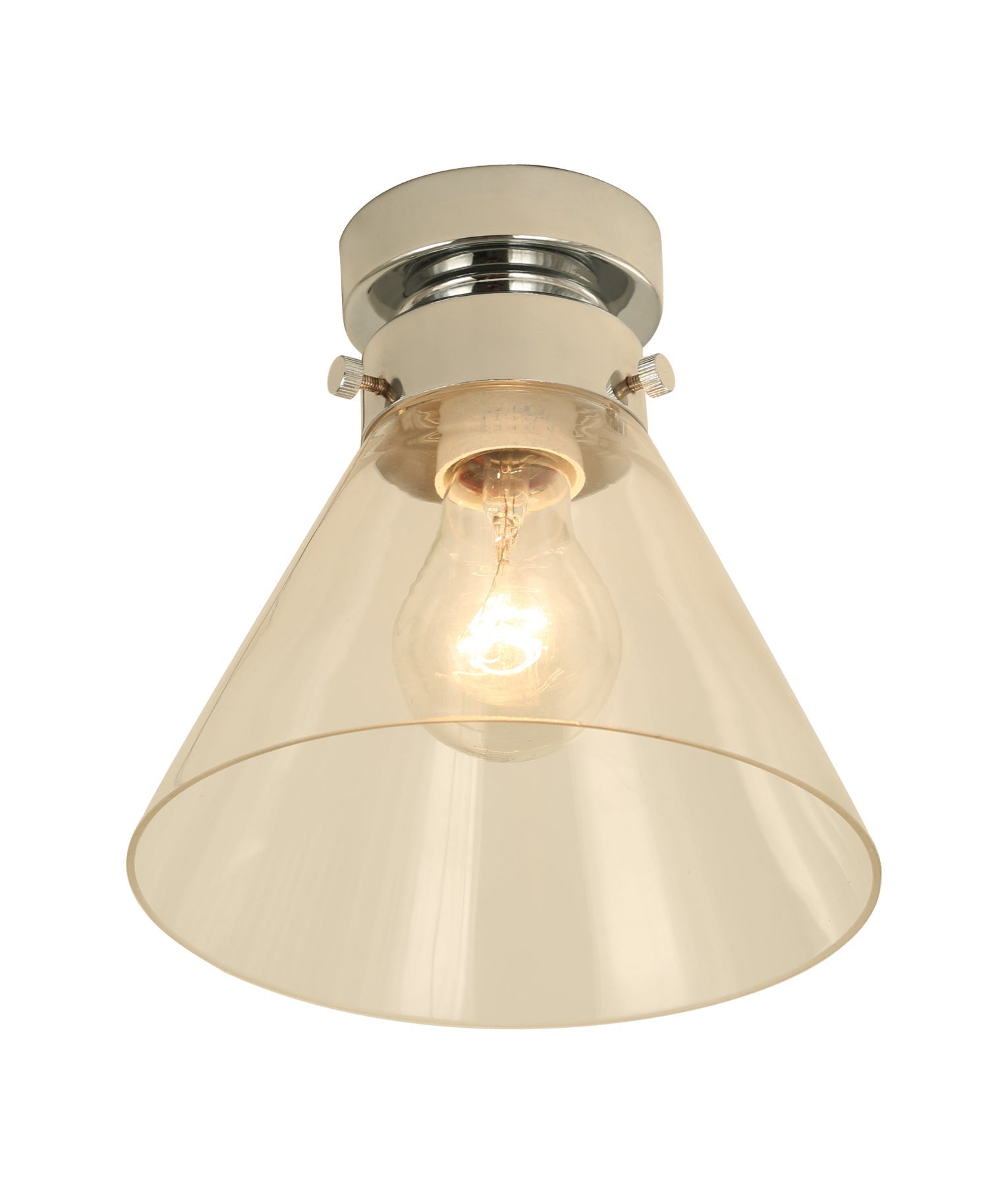 D.I.Y. Batten Fix Ceiling Lights - Small Cone Shape Fixtures