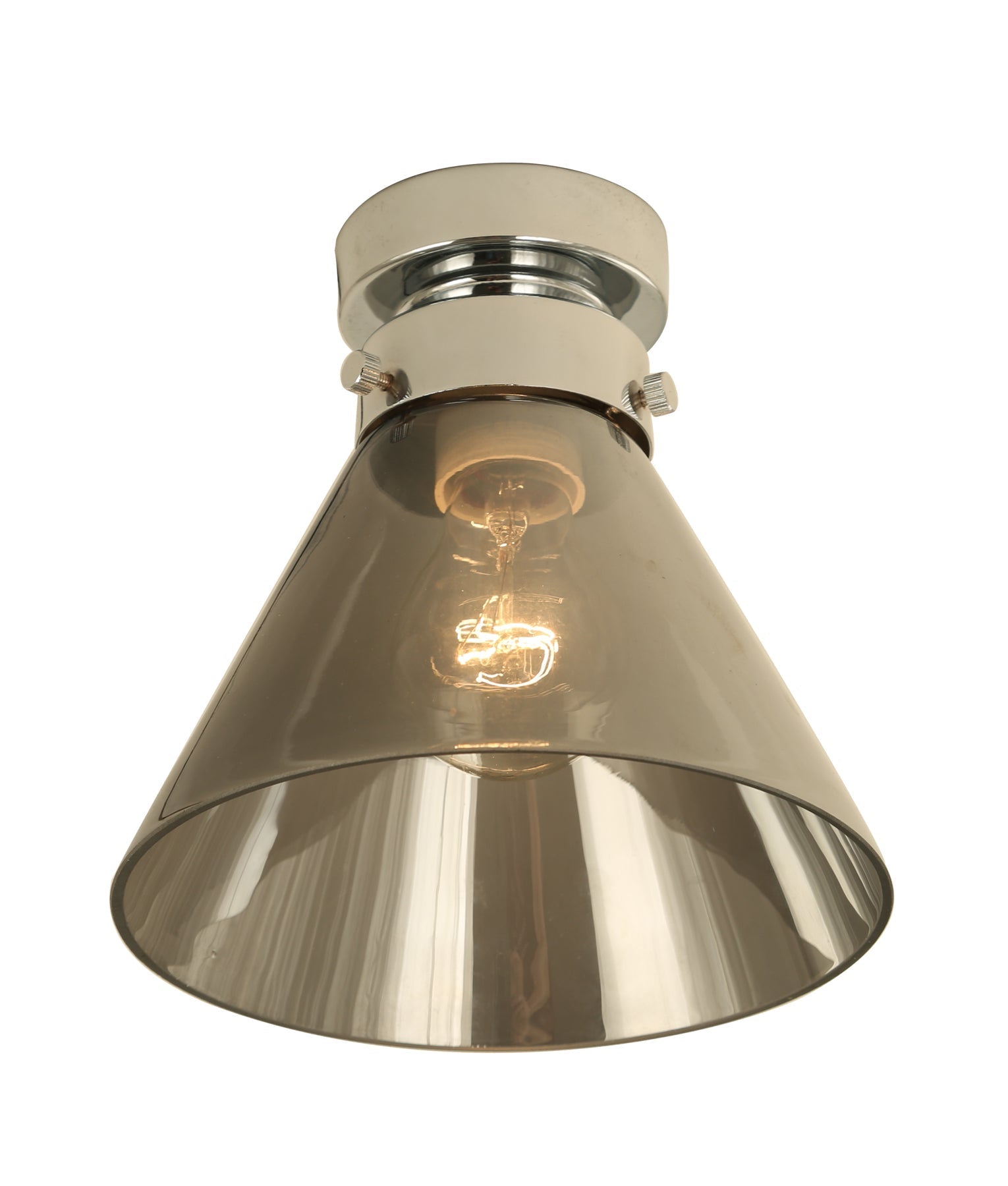 D.I.Y. Batten Fix Ceiling Lights - Small Cone Shape Fixtures