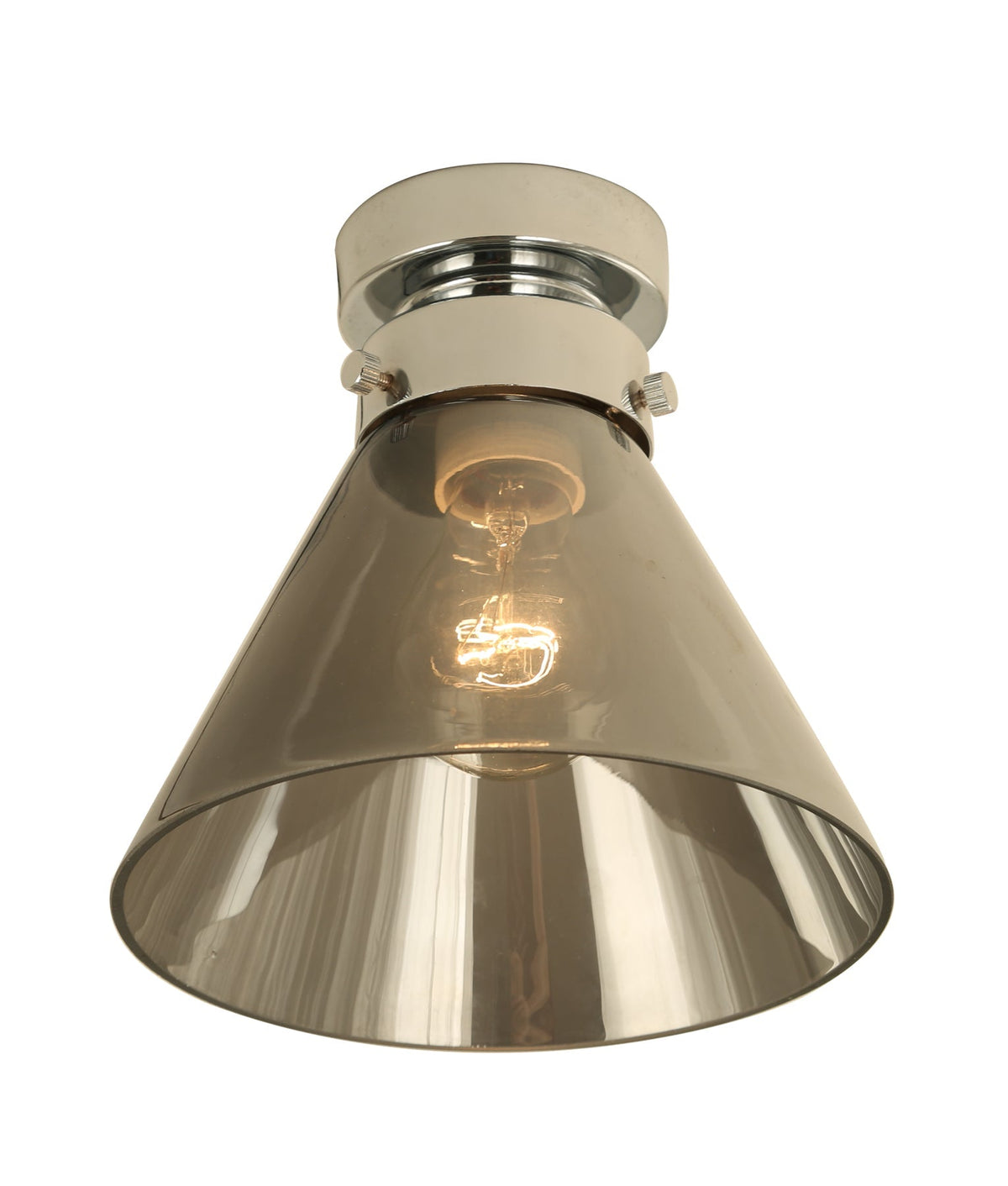 D.I.Y. Batten Fix Ceiling Lights - Small Cone Shape Fixtures