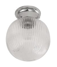 Thumbnail for D.I.Y. Batten Fix Ceiling Lights - Large Spherical Ribbed Shape Fixtures