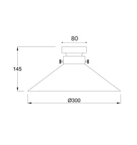 Thumbnail for D.I.Y. Batten Fix Ceiling Lights - Large Cone Shape Fixtures