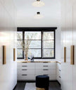 D.I.Y. Batten Fix Ceiling Lights - Large Cone Shape Fixtures