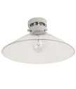 D.I.Y. Batten Fix Ceiling Lights - Large Cone Shape Fixtures