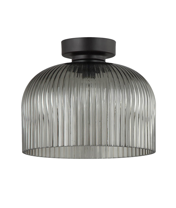 DIY Vintaj: D.I.Y. Dome Ribbed Glass Batten Fix Ceiling Lights