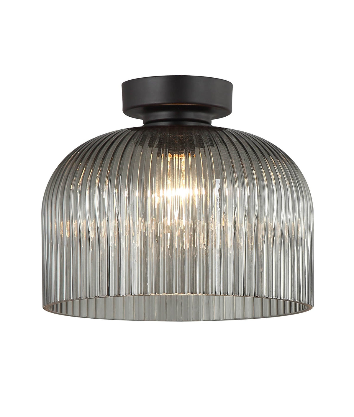 DIY Vintaj: D.I.Y. Dome Ribbed Glass Batten Fix Ceiling Lights