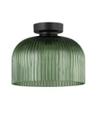 DIY Vintaj: D.I.Y. Dome Ribbed Glass Batten Fix Ceiling Lights