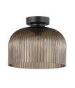 DIY Vintaj: D.I.Y. Dome Ribbed Glass Batten Fix Ceiling Lights