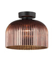 DIY Vintaj: D.I.Y. Dome Ribbed Glass Batten Fix Ceiling Lights