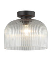 DIY Vintaj: D.I.Y. Dome Ribbed Glass Batten Fix Ceiling Lights