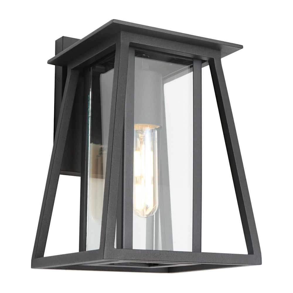 Dover 1 Light Exterior Wall Light Black