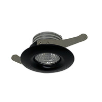 Thumbnail for Duro 3 Watt Warm White LED Recessed Niche Light in Black