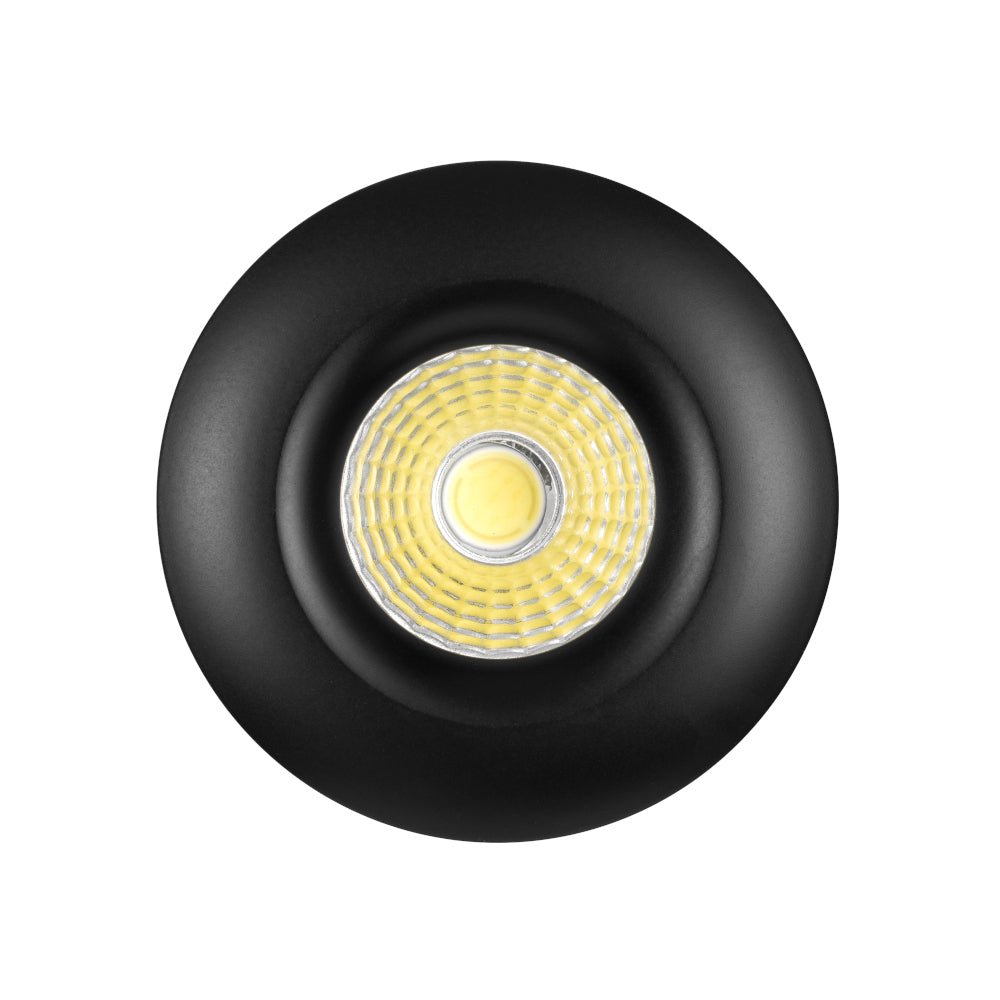Duro Black 3W 5000K or 3000K Round Stair Light/Down Light