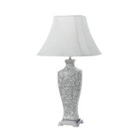 Thumbnail for Dono 400mm Table Lamp in Grey and White Shade