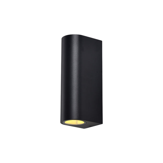 Eton Tri-Colour LED Wall Light Up Down 2X4W IP54 3/4/6K GU10 Silver