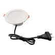 Elon Nickel or White 9W 3CCT IP44 Dimmable Downlight