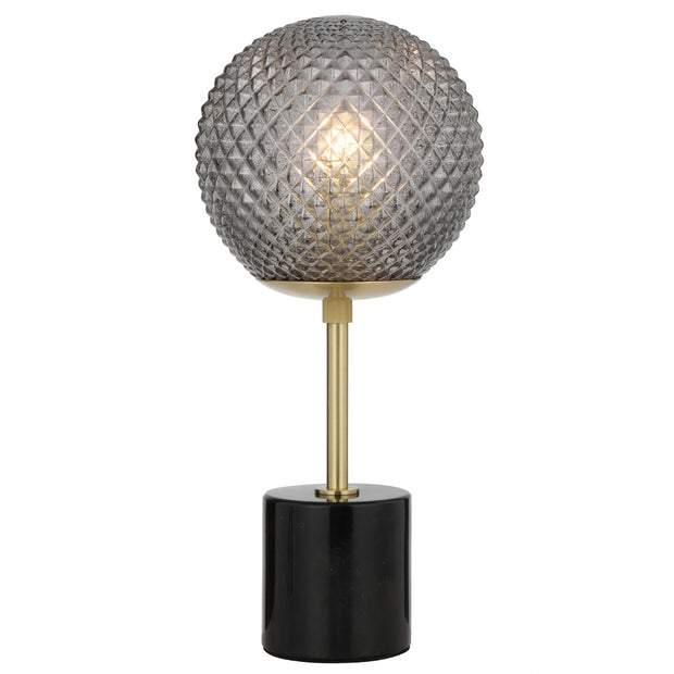 Elwick Marble, Antique Gold & Glass Table Lamp in 3 Colours