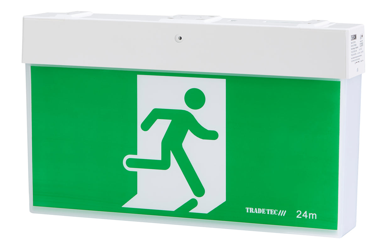 Universal Emergency LED Exit Light Ceiling Mount 3w 6000k