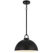 Emerson Black, Nickel, Antique Gold or Chrome 35cm Pendant