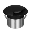 Emit 85mm 4/6W 36° LED TRIO 12/24V Decklight Stainless Steel Black