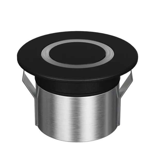 Emit 85mm 4/6W 36° LED TRIO 12/24V Decklight Stainless Steel Black