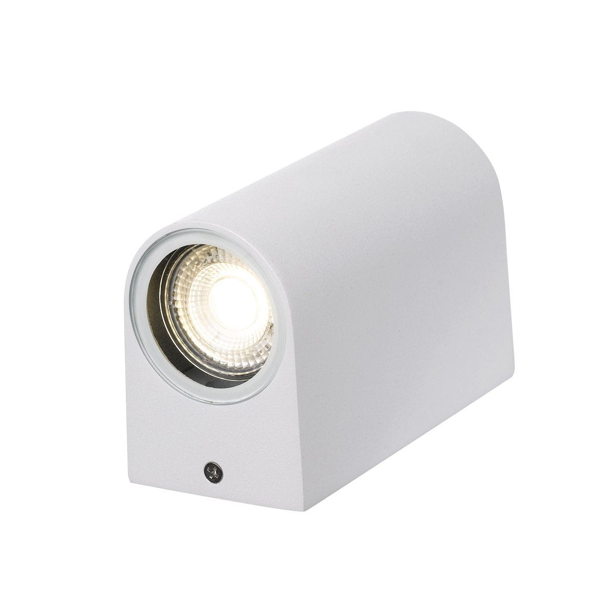 Eos IP54 GU10 Up and Down Exterior Wall Light in White